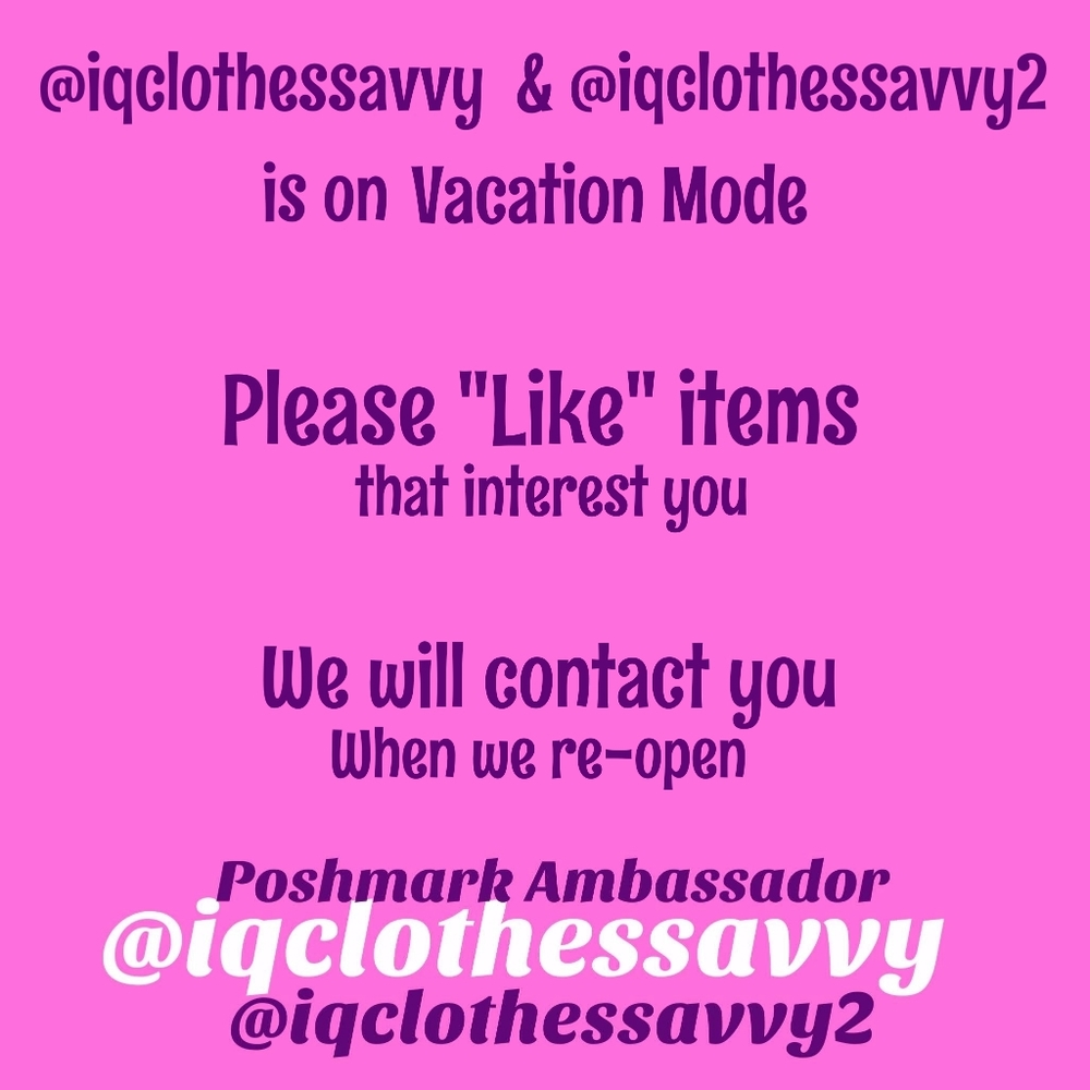 Vacation Mode = Re-open soon!